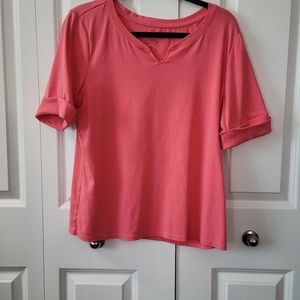 Ellen Tracy Tunic - Peach - XL
